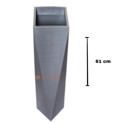 61 cm Plastic Tall Tapered Planter