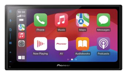 Pioneer DMH-A5650BT – 6.8" AV Receiver with Wireless CarPlay & Android Auto