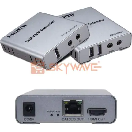 HDMI 60M KVM extender with audio