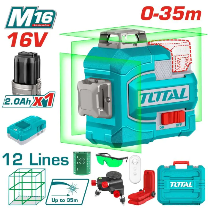 Total Cordless 3D laser level TLL301201 - Image 1