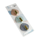 3pcs Shell Shape Wall Hooks