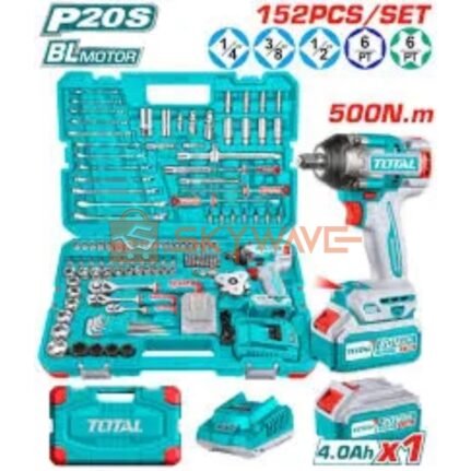 Total 152 Pcs Cordless impact wrench tools set THKTHP31522