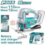 Total Cordless jig saw TJSLI1008