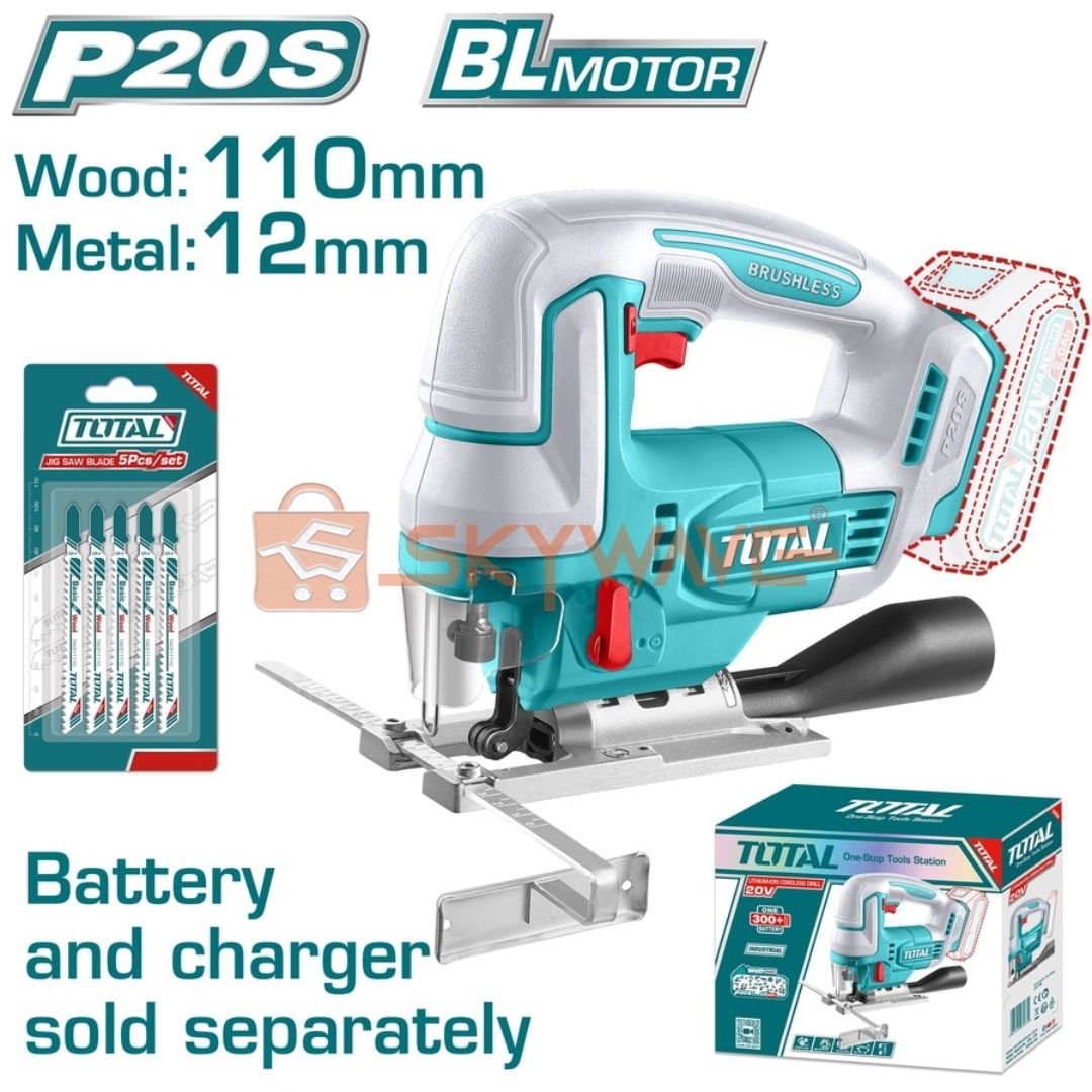 Total Cordless jig saw TJSLI1008 Total Cordless jig saw TJSLI1008