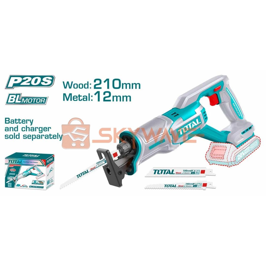 Total Cordless reciprocating saw TRSLI2108 Total Cordless reciprocating saw TRSLI2108