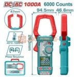 Total DC AC clamp meter TMT7610002