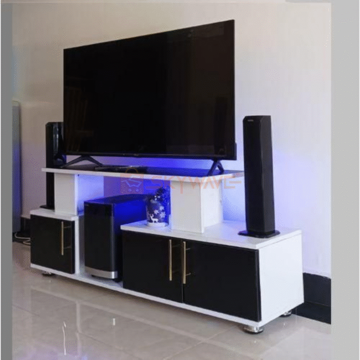 Istanbul 1 Modern TV Stand With LED Lights