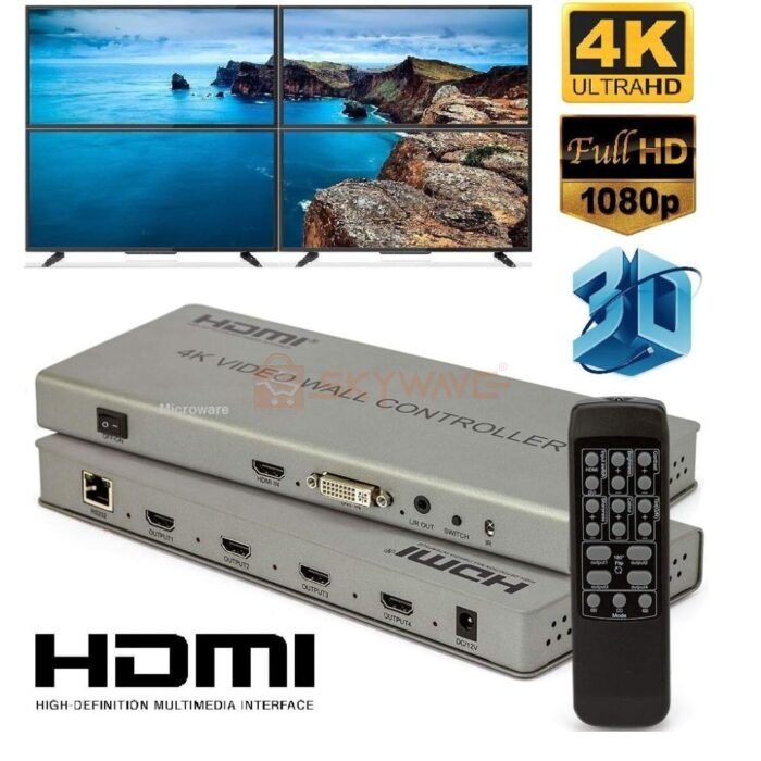 2*2 4K Video Wall Controller