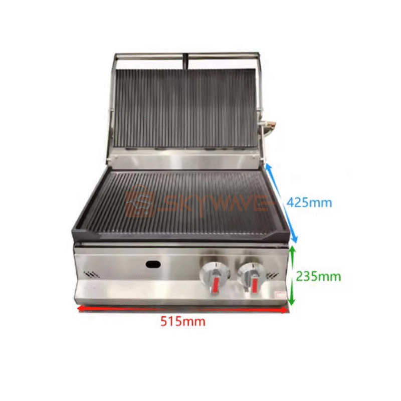 Premier Commercial Gas Panini Grill ZQ-500A