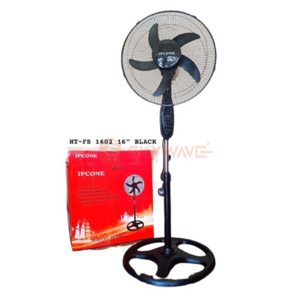 IPCONE 16 Inch Black Standing Fan HT-FS 1602