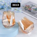 6pcs Gold Hexagon Whiskey Glasses
