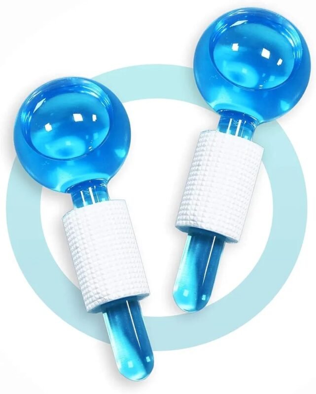 2pcs Ice Globes for Facials Massage Tool Set