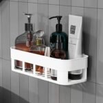 Multipurpose Plastic Kitchen/Bathroom Wall Corner Shelf