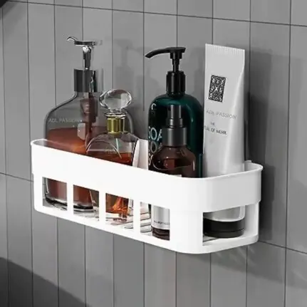 Multipurpose Plastic Kitchen/Bathroom Wall Corner Shelf