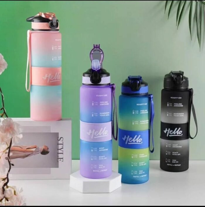 1000Ml Hello Leakproof BPA Free Drinking Water Bottle