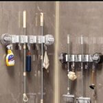 4-Holes Multi-Purpose Hooks Mop Hanger