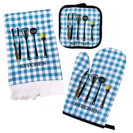 3pcs Kitchen Glove Set