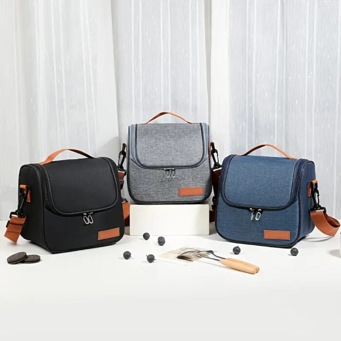 Large Capacity Classic & Chic Insulated Lunch Bag