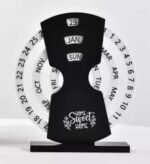Creative manual rotating calendar