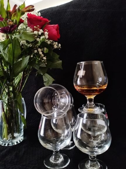 6pcs Cognac Glasses