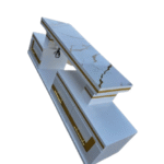 Executive 5 fts with Marble Top TV Stand