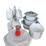 31 pcs Trendy Hexagonal Dinner Sets