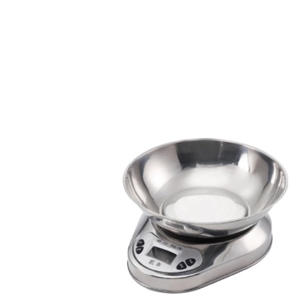 Premier 5kgs Digital Kitchen Scale Steel Body with Bowl