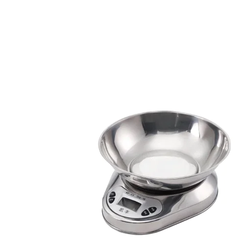 Premier 5kgs Digital Kitchen Scale Steel Body with Bowl