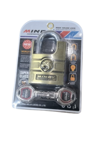 Mindy size 60 wide key padlock