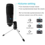 USB Microphone with Tripod Desk Stand