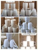 Ceramic Quality Cups 6 Pcs