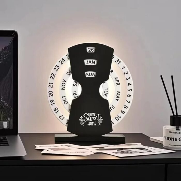 Creative manual rotating calendar