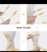 A pair of Arbitrary shape Curtain tiebacks