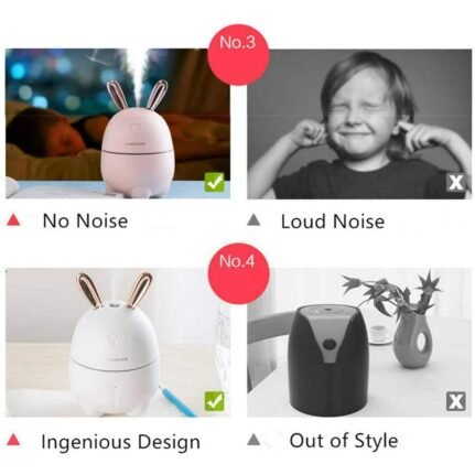 Cute Rabbit 300ml Mini Air Humidifier