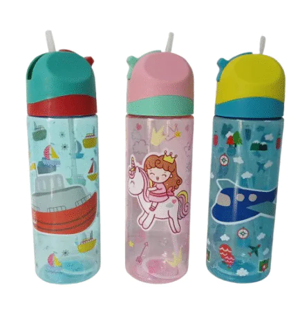 Marcus and Marcus Antibacterial Straw kids water Bottle