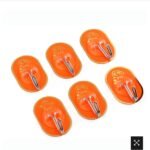 6 Pack Fruit Design Multi-Purpose Adhesive Hooks