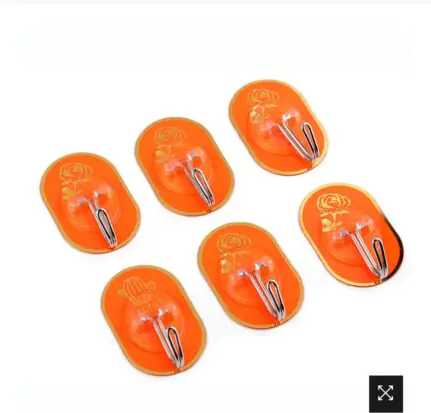 6 Pack Fruit Design Multi-Purpose Adhesive Hooks