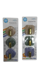 3pcs Shell Shape Wall Hooks