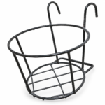Metallic over the balcony flower pot holder - Image 2