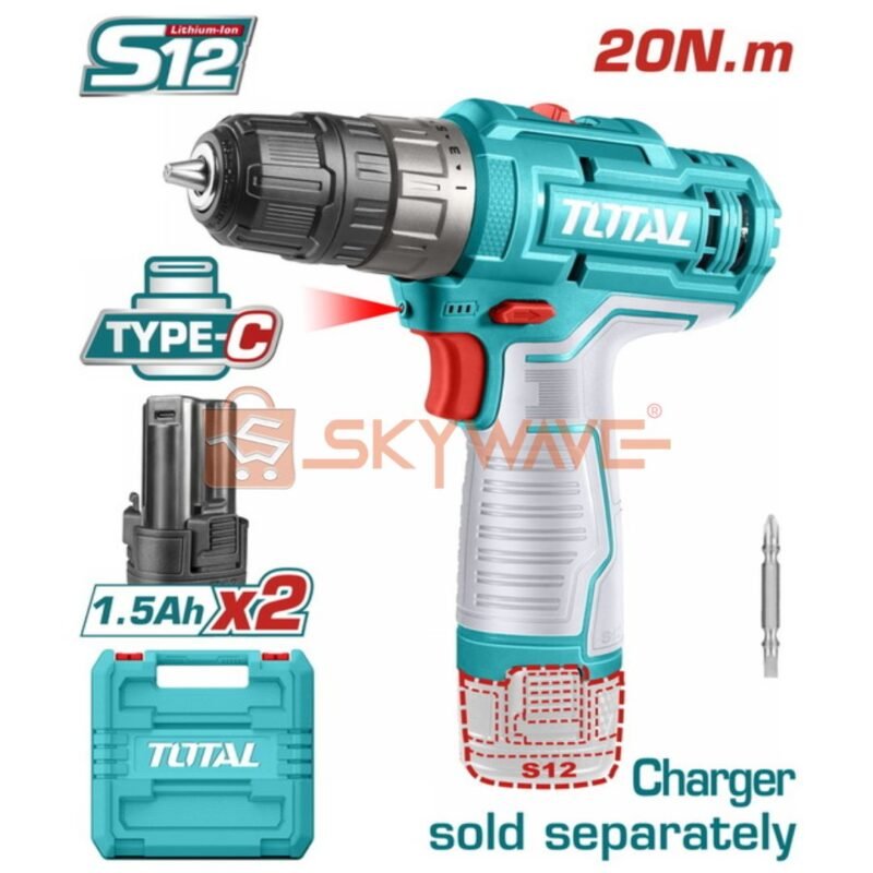 Total Cordless drill TDLI12206