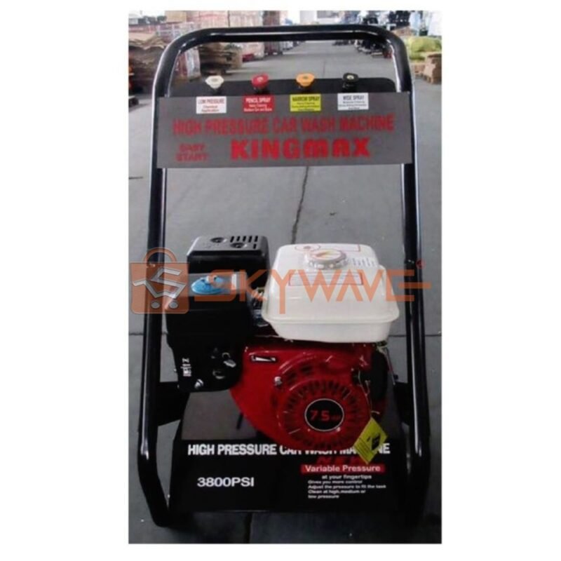 KMAX high pressure carwash machine 3800psi 7.5hp