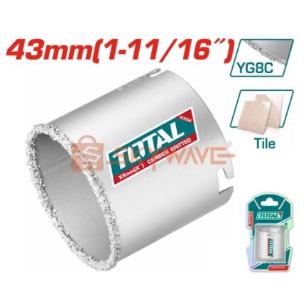 Total Carbide gritted hole saw TAC440431