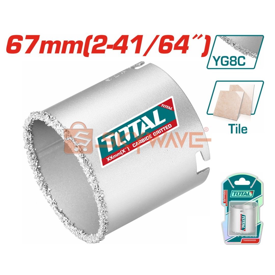 Total Carbide gritted hole saw TAC440671 Total Carbide gritted hole saw TAC440671