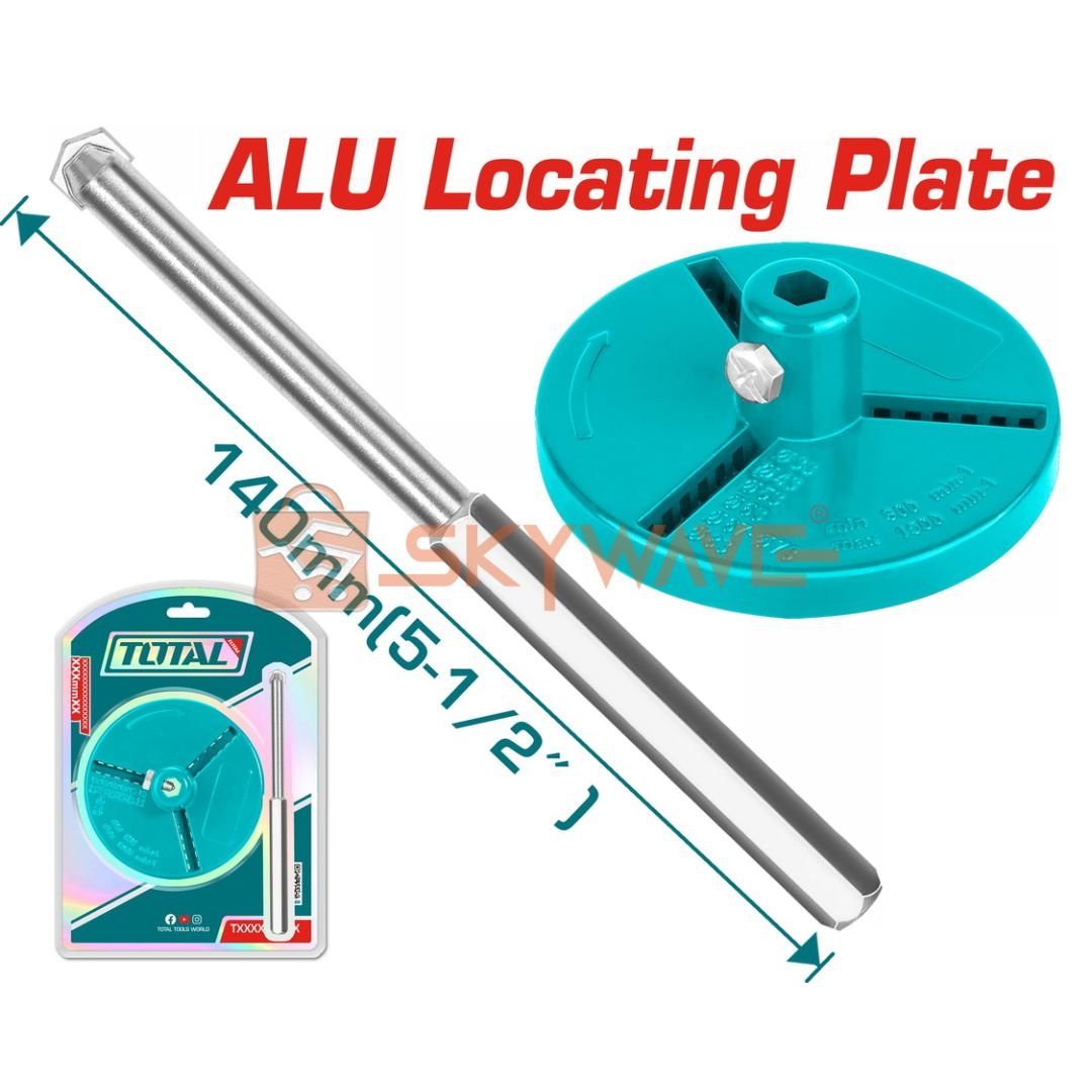 Total Arbor for carbide gritted hole saw set TAC4203 Total Arbor for carbide gritted hole saw set TAC4203