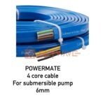 Powermate 4 core 6mm submersible pump cable