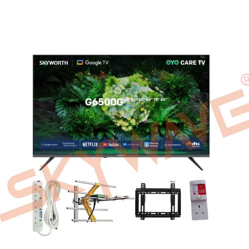 Skyworth 43 Inches Android Smart TV 4K Combo