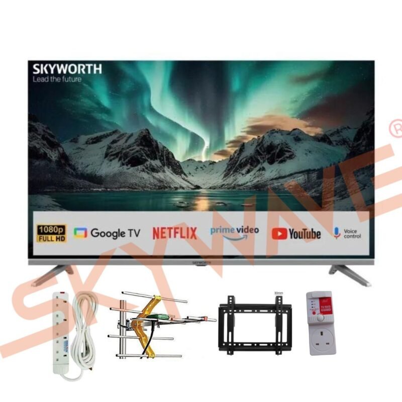 Skyworth 43 Inches Android Smart TV Combo