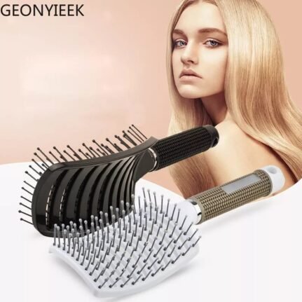 Curved Vented Professional Detangling Comb