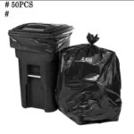 50 pieces Garbage bags for trash bins 120 by 140cm