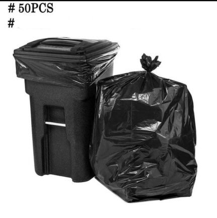 50 pieces Garbage bags for trash bins 120 by 140cm